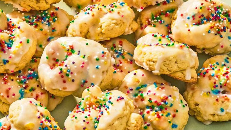 Italian Lemon Cookies (Anginetti) 