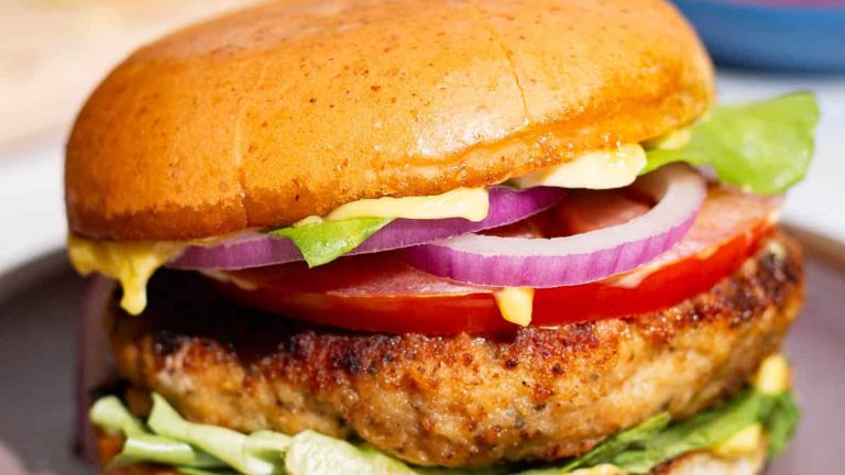 Burger au poulet le plus juteux