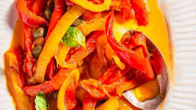 Peperonata (compote de poivrons italiens)