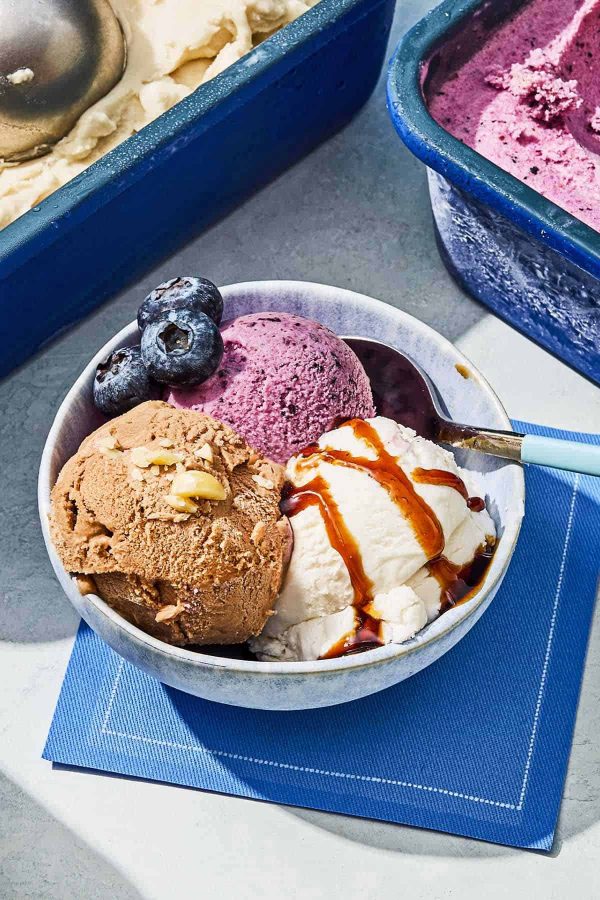 Crème glacée crémeuse sans produits laitiers (4 saveurs !)