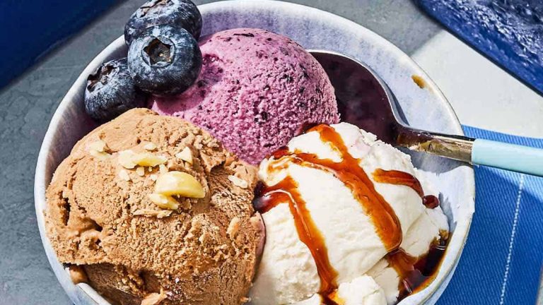 Crème glacée crémeuse sans produits laitiers (4 saveurs !)